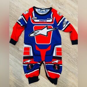 Children’s Motocross Pajamas, Size 0-6 months